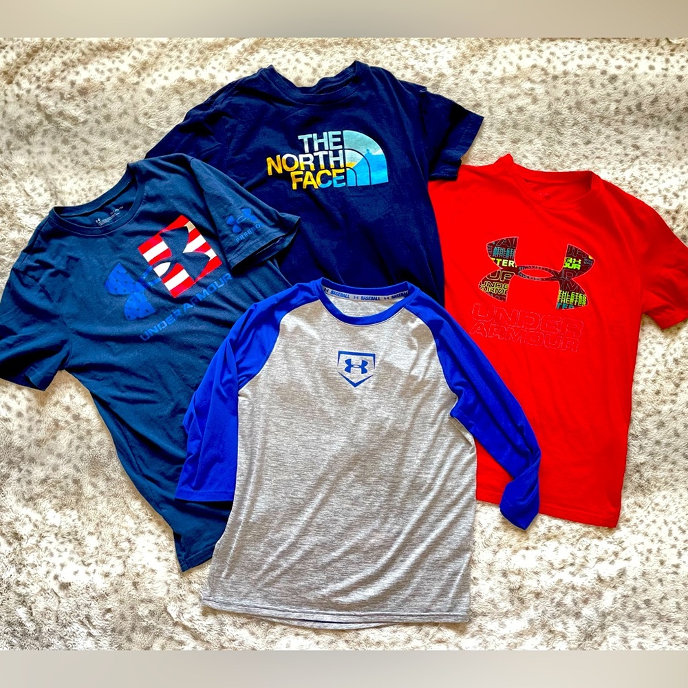Bundle of boys shirts